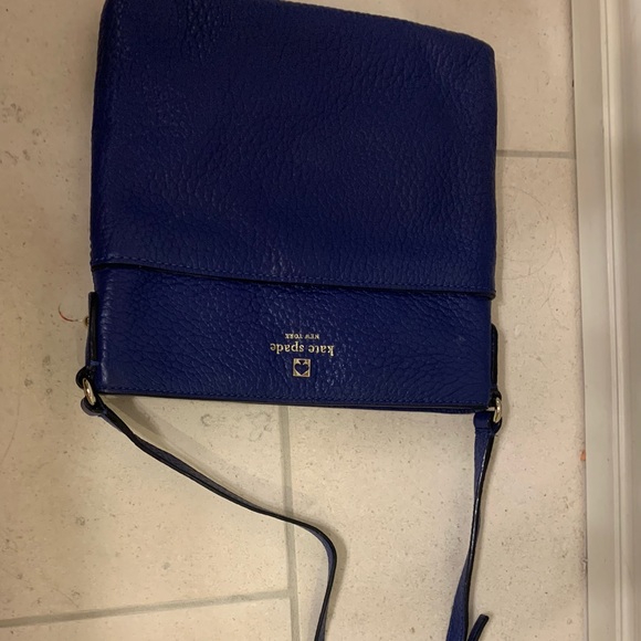 Kate Spade blue crossbody purse - Picture 3 of 7